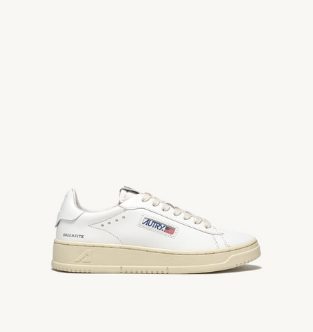 Autry - Dallas Low Leather - White