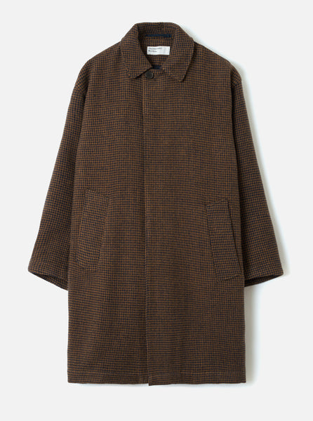 Stan Coat - Navy/Brown