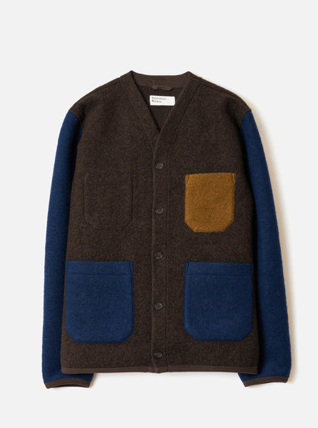 Cardigan - Brown/Indigo
