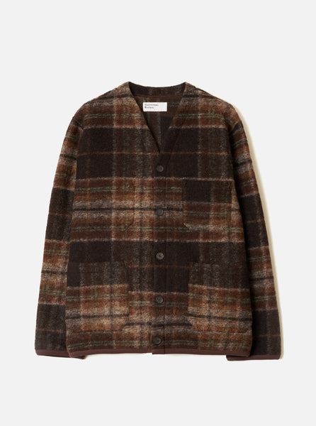 Cardigan - Pino Wool Fleece - Brown