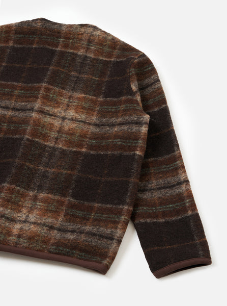 Cardigan - Pino Wool Fleece - Brown