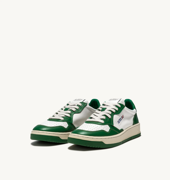 Autry Medalist Low - Bi-Color - White/Green