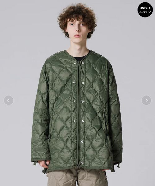 Down Jacket - Long - Olive