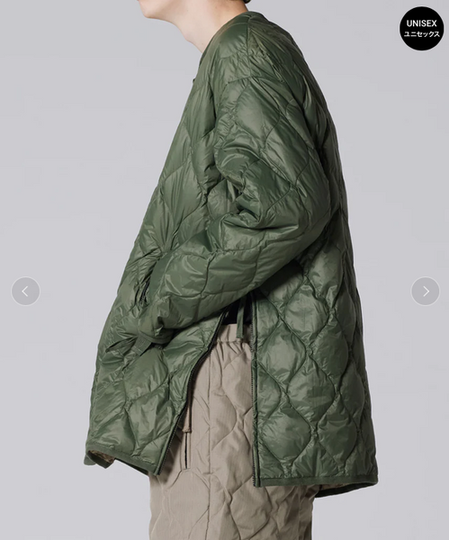 Down Jacket - Long - Olive