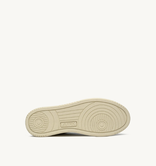 Autry Medalist Low - Leather/Leather - White/Black
