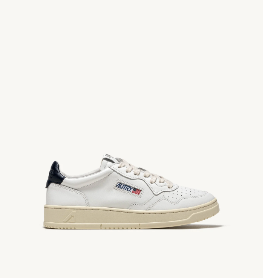Autry Medalist Low - Leather/Leather - White/Space