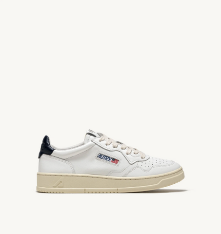 Autry Medalist Low - Leather/Leather - White/Space