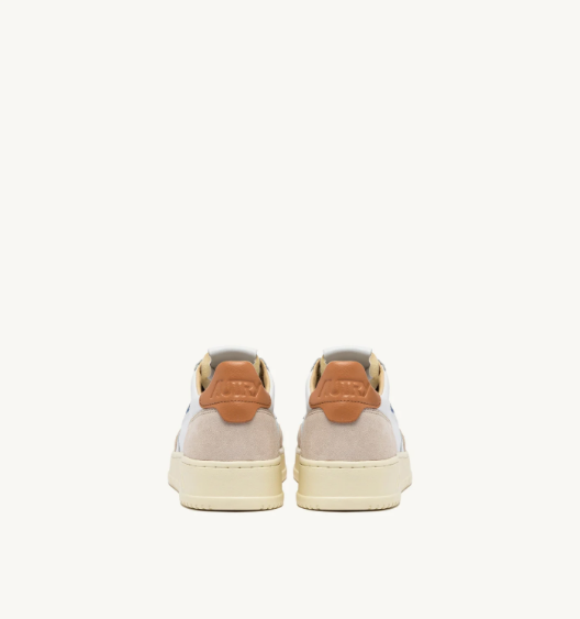 Autry Medalist Low - Leather/Suede - White/Butternut