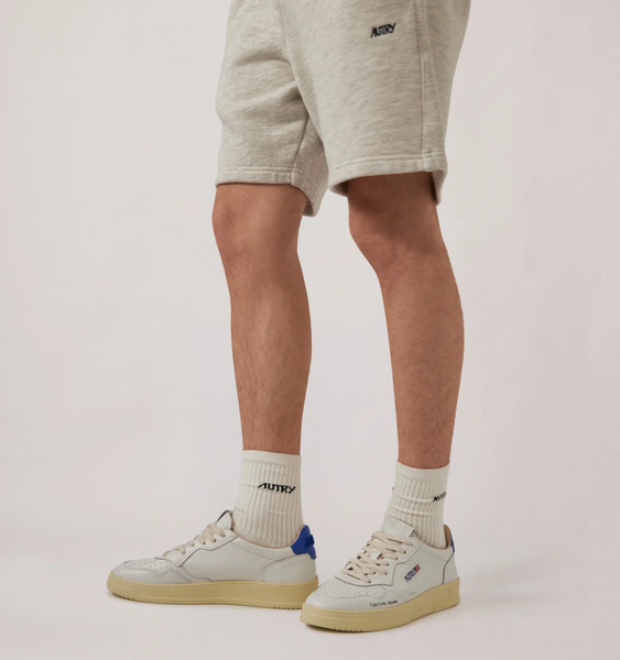 Autry Medalist Low - Leather/Leather - White/Beaucoup Blue