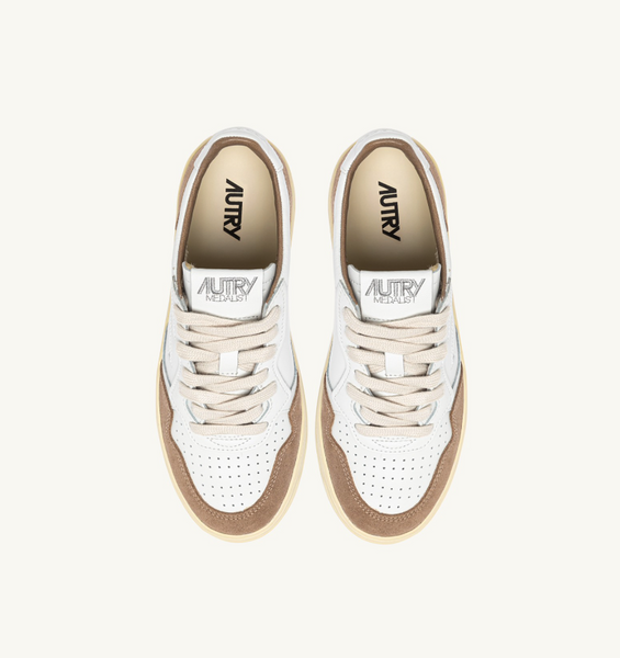 Autry Medalist Low - Leather/Suede - Antilope