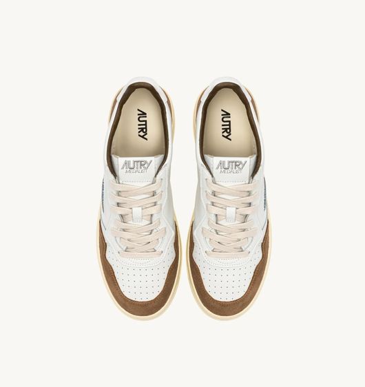 Autry Medalist Low - Leather/Suede - Tabacco