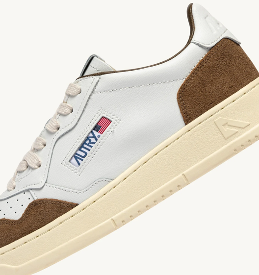 Autry Medalist Low - Leather/Suede - Tabacco