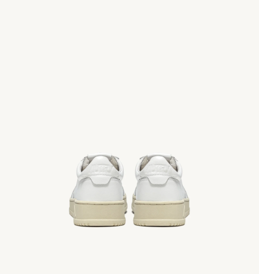 Autry Medalist Low - Leather/Leather - White/White