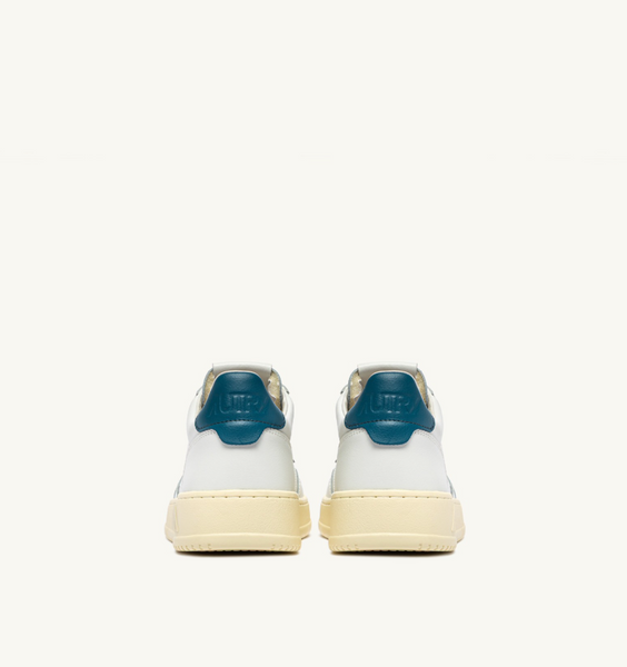 Autry Medalist Low - Leather/Leather - White/Malblue