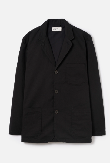 Three Button Jacket - Black