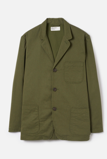 Three Button Jacket - Olive