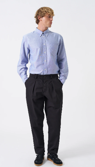 Pleated Track Pant - Twill
