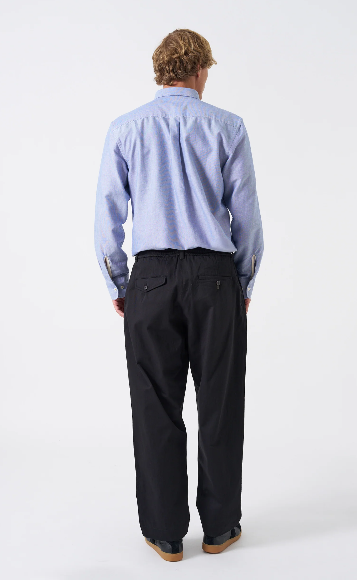 Pleated Track Pant - Twill