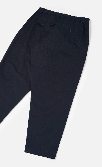 Pleated Track Pant - Twill