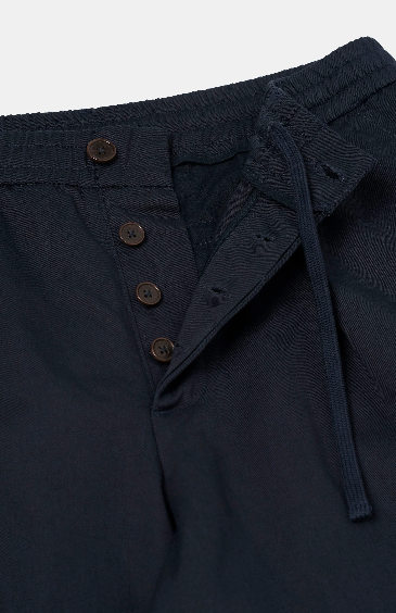 Pleated Track Pant - Twill