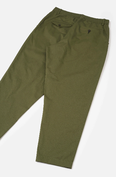 Pleated Track Pant - Twill