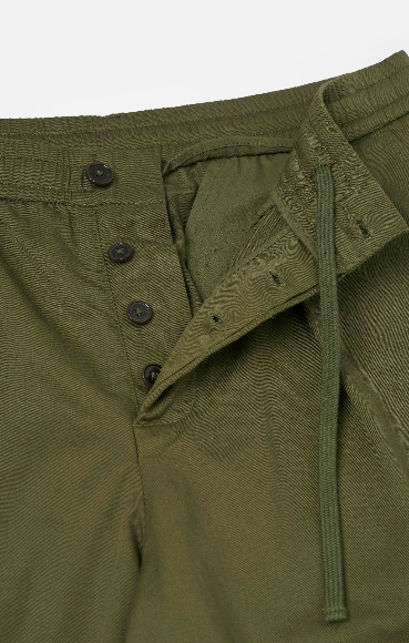 Pleated Track Pant - Twill