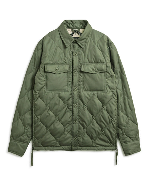 Military Down Shirt - Olive