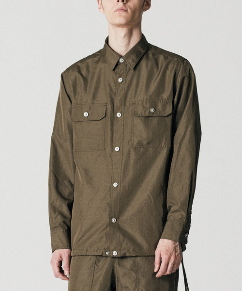 Military Long Sleeve Shirt - D.Olive