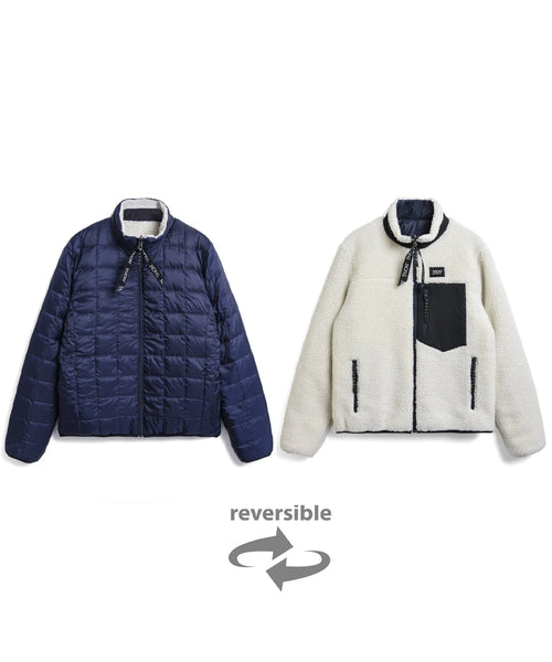 Down x Boa Reversible Jacket - Navy / Ivory