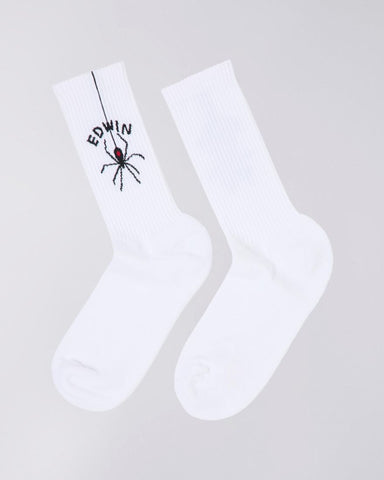 Spider Socks - White