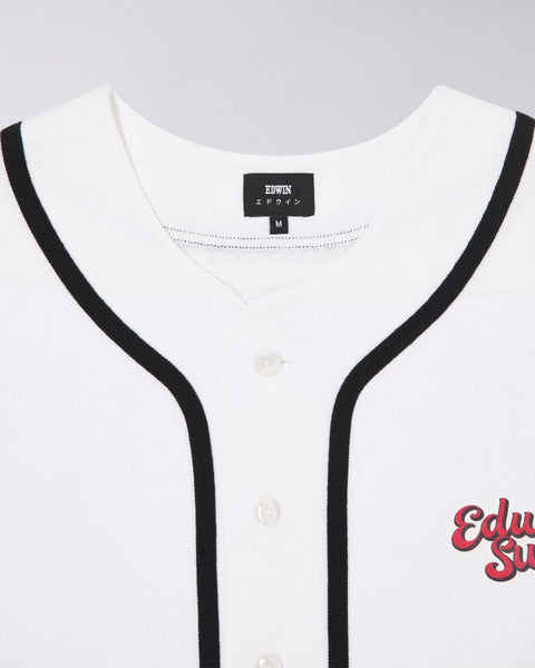 Baseball Shirt SS - White