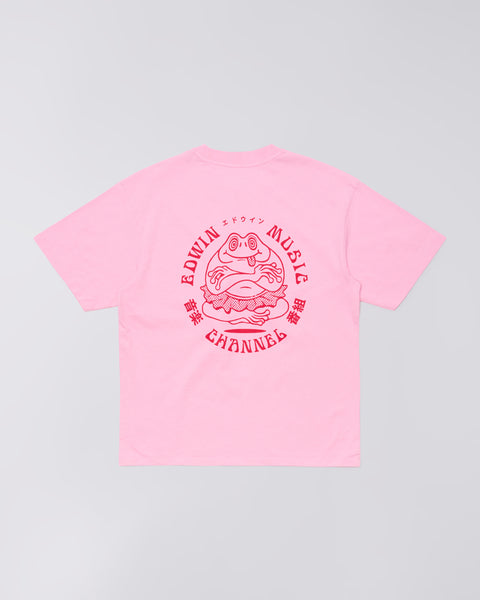 Edwin Music Channel T-shirt - Begonia Pink