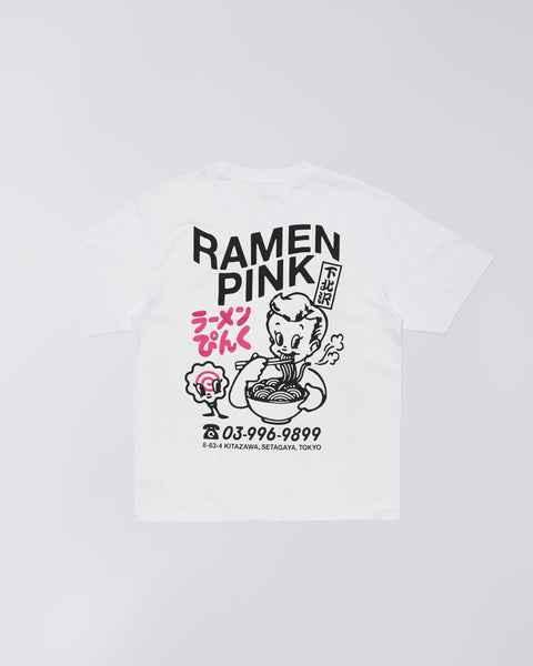 Ramen Pink T-Shirt - White