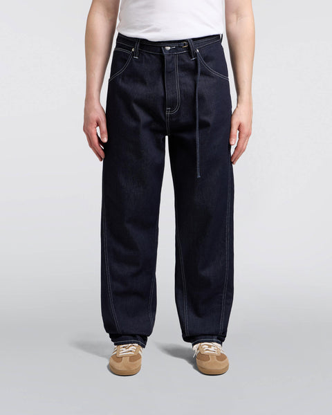 PANELLED BELTED TYRELL Pant 10,75oz - Blue Unwashed