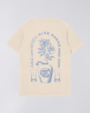 Sake and Roses T-Shirt - Garment wash