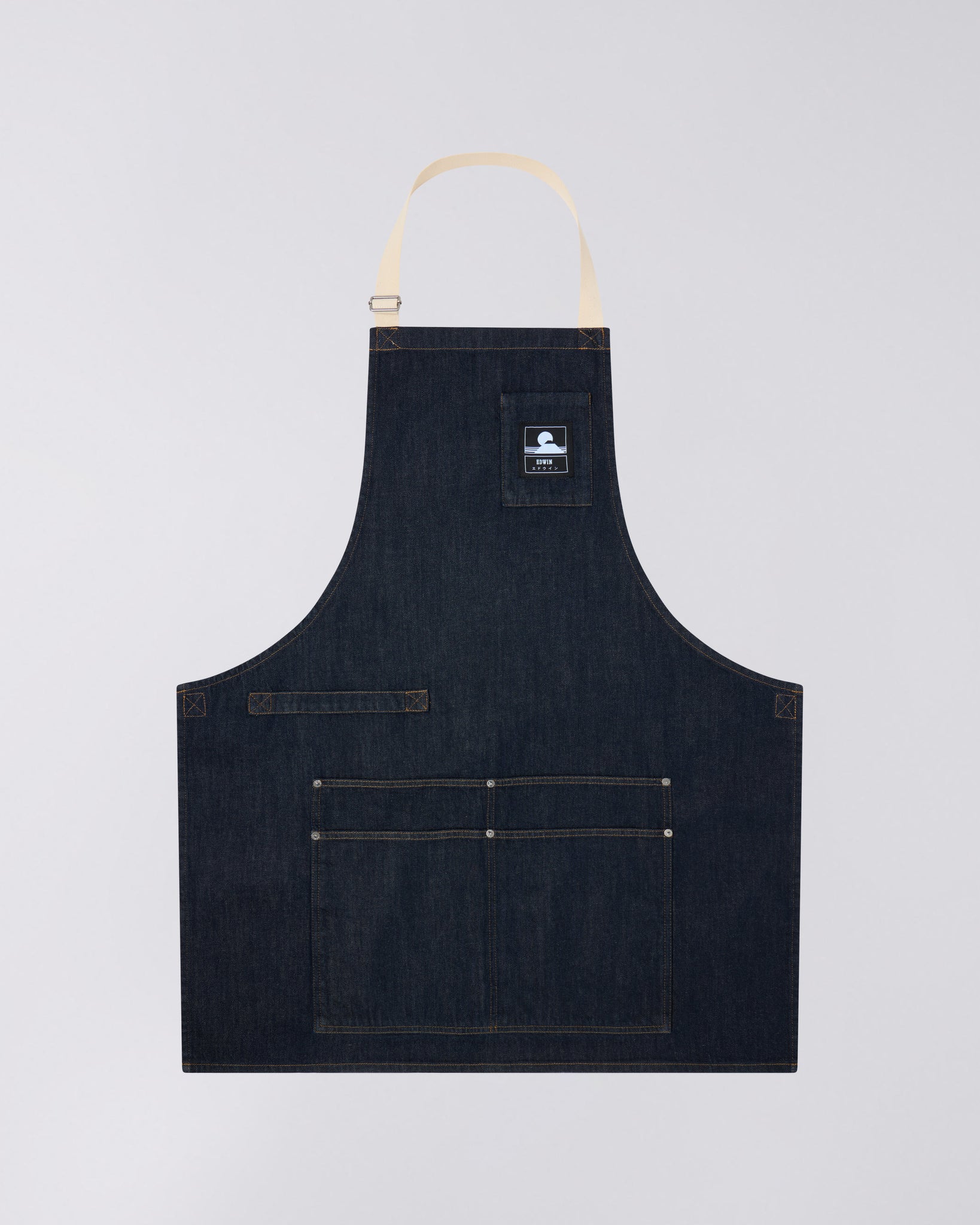 Louie Apron Denim - Blue Rinsed
