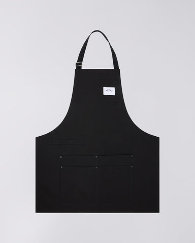 Louie Apron Black - Panama Canvas