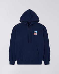 Sunset On Mt Fuji Hoodie - Maritime Blue