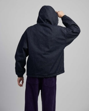 Daimon Hooded Jacket - Blue Rinsed