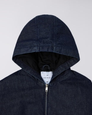 Daimon Hooded Jacket - Blue Rinsed