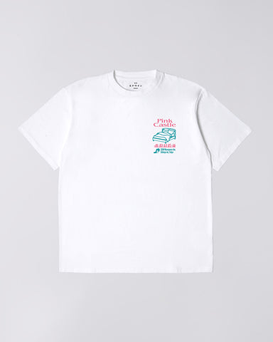 Pink Castle T-Shirt - White