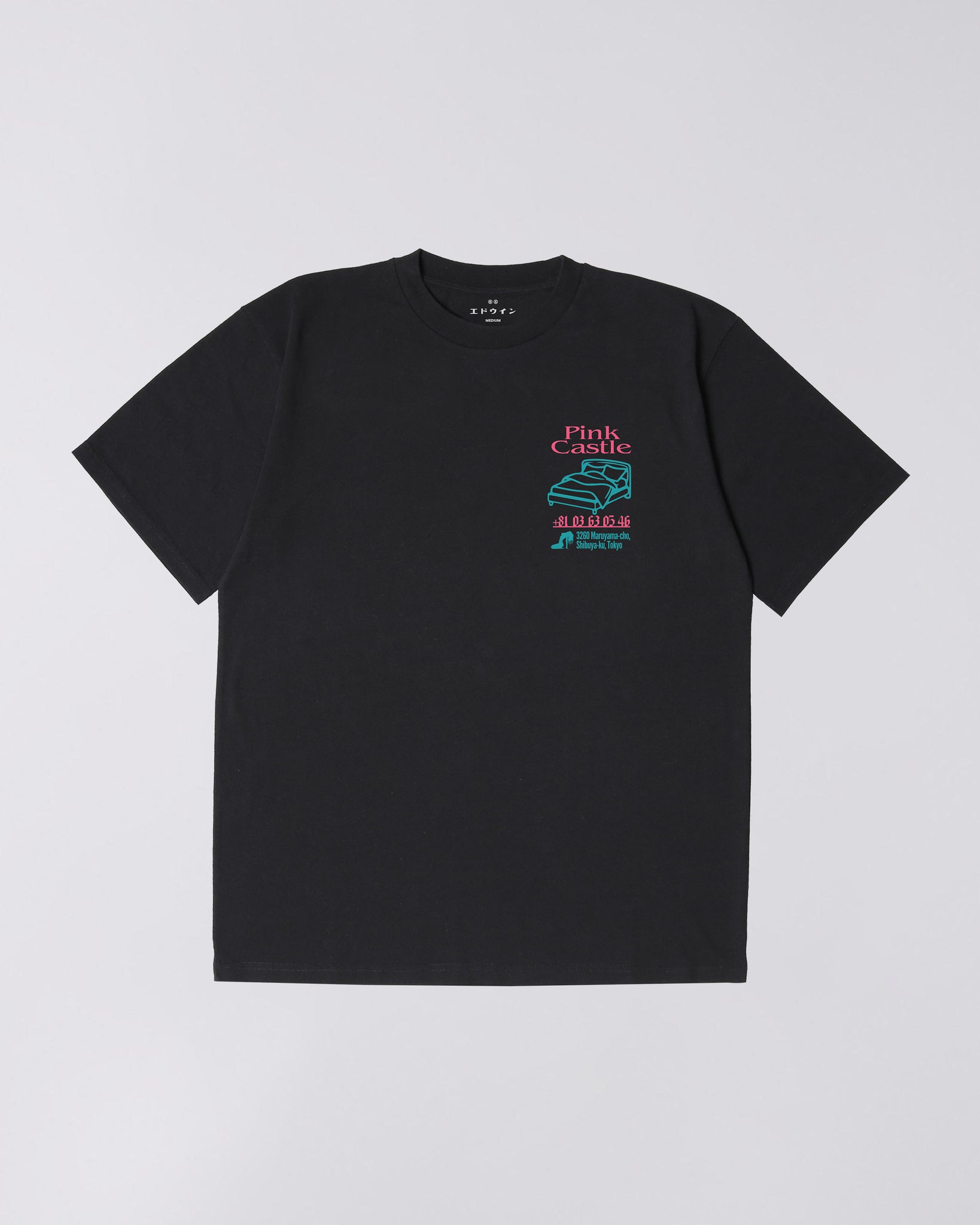 Pink Castle T-Shirt - Black