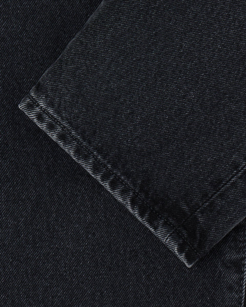Slim Tapered Kaihara 12,5oz Openenend Denim - Black Dark Used