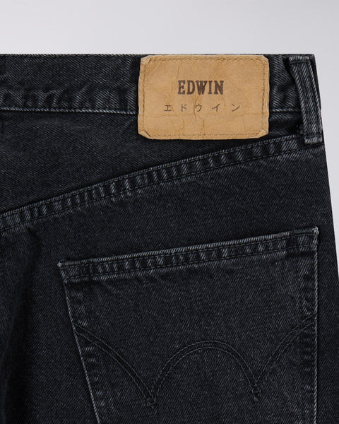 Slim Tapered Kaihara 12,5oz Openenend Denim - Black Dark Used