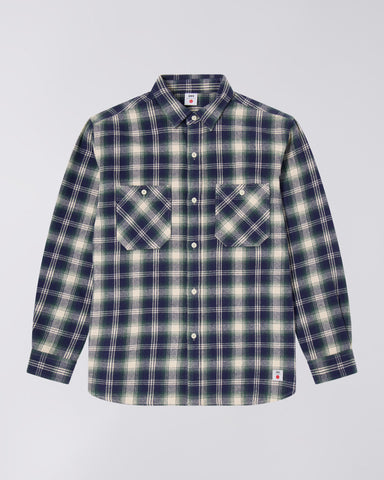 Work Shirt - Navy/Green