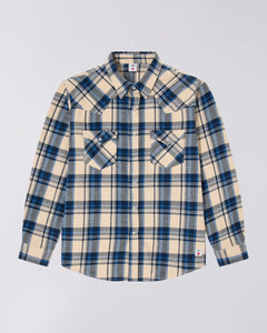 Western Shirt - Navy/Blue