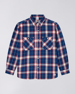Work Shirt - Navy/Red