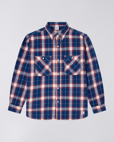 Work Shirt - Navy/Red