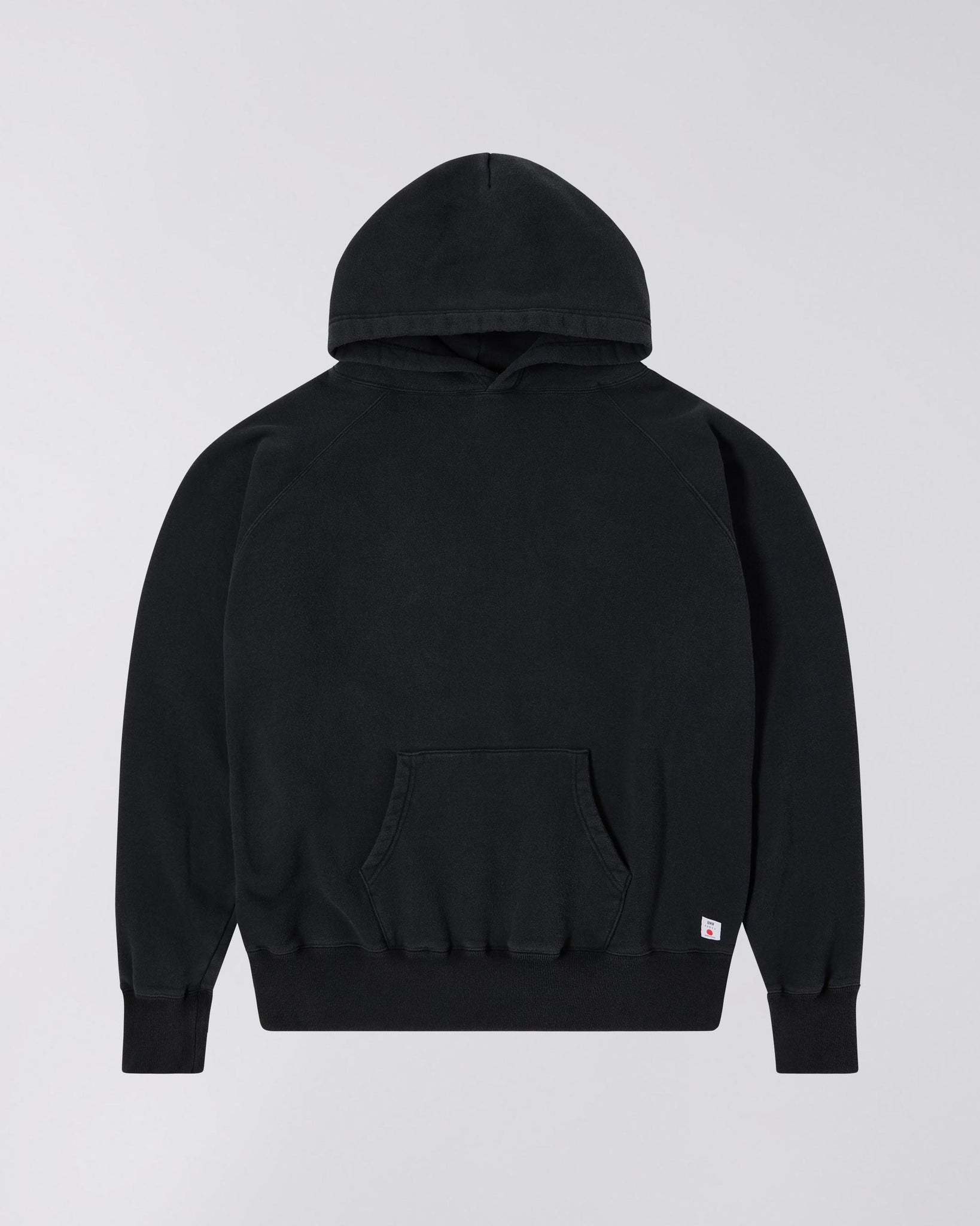 Raglan Sleeve Hoodie - Black