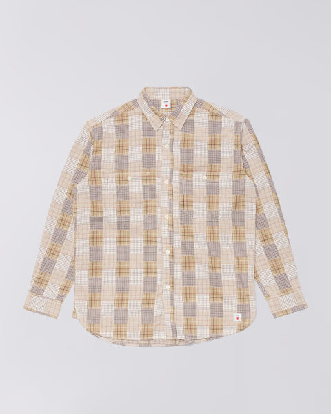 Work Shirt - Beige/Brown